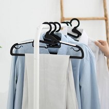 클린라이프 논슬립 옷걸이 50개, 1개, 블랙