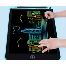 대형 LCD 패드 메모 보드 전자칠판 스마트 전자 메모장 그림 그리기 노트, 8.5인치 컬러 핑크