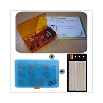 보드용 기초전자회로 KIT(실험집+회로실험키트+연결핀세트+보드세트)-1088, 소형