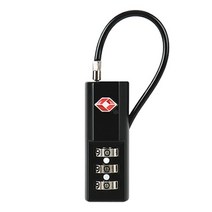 [강원전자] TSA 와이어 자물쇠 (다이얼 타입/Ø3.0mm/90mm) [NMA-TSA09]