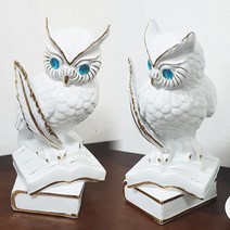 도자기부엉이 927W 장식소품