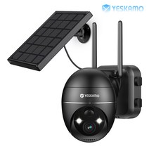 YESKAMO 예스카모 300만화소 실내외용 태양광패널 배터리형 무선 CCTV 카메라, KR-ZS-GX1S-T