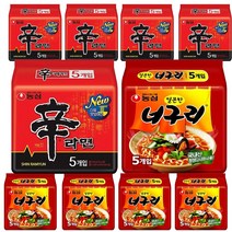 (올따옴)농심너구리얼큰한맛 10개 +농심 신라면 10개, 20개