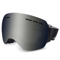 [크리스토고글] 팬톤 FANTON 안경병용 안티포그 더블렌즈 스키고글 보드고글 ZSK90SM, 블랙