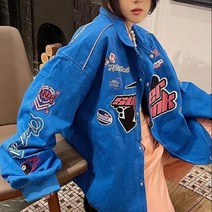 미니트레일러 미니카고트레일러 캠핑 트롤리 웨건 뉴아메리 프라이드 스트리트 레터 재킷 코트 여성 패션, 04 XXL, 01 1