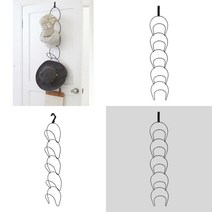 마트498 도어후크 모자걸이(블랙) 화장실옷걸이 가방거치대 탈의실옷걸이 도어행거 가방걸이 문에거는옷걸이