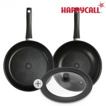 해피콜 브릴로 다이아몬드 팬2종 (팬24+궁중24)+실리콘 멀티뚜껑