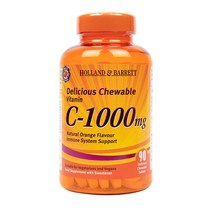 Holland ＆ Barrett 홀랜드앤바렛 츄어블 비타민 C 로즈힙 90정 1000mg VitaminC 90 Tablets 1000mg