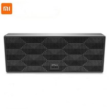 원래 xiaomi mi 스피커 스퀘어 박스 2 스테레오 휴대용 블루투스 호환 4.2 고화질 음질 10h 재생 음악 aux, 01 black