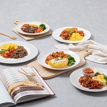 코코아쿡 한끼간편 원픽반찬도시락 5종 점심저녁, 함박스테이크&계란후라이, 1개, 180g