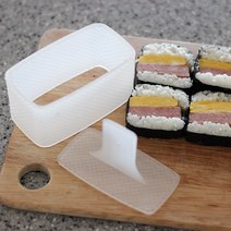 무스비 밥버거 만들기 스팸 사각김밥 도시락 주먹밥틀, 핑크M, 1개