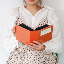 모멘트V3 포토앨범 4x6 사진 100장 포카바인더 스티커 미니 네컷 앨범, 브릭오렌지