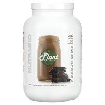 Nutrabio Labs Nutrabio Labs 플랜트 프로틴 초콜릿 드리즐 1 096g(2.42lb), 4개