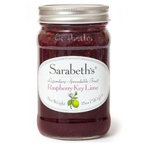 Sarabeth's Fruit Spread Raspberry Key Lime 사라베스 과일 스프레드 라즈베리 키 라임 잼 18oz(510g), 1개