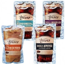 칸타타 아이스커피 파우치 4종 230mlx 10팩, 블랙커피