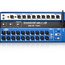 Soundcraft 디지털 믹서 멀티 트랙 USB 레코더 Ui24R 24 채널, 한개옵션0