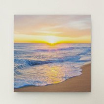 아트박스/꾸밈 bh185-캔버스액자30x30_아름다운바다일출풍경