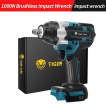 1000n.m brushless electric impact wrench 무선 전기 스크루드라이버 makita 18v 리튬 배터리용 핸드헬드 드릴 드라이버, 전기 렌치