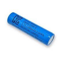 충전 18650 배터리 1200mAh 리튬 이온 3.7V 4.44Wh, 1개, 1개입