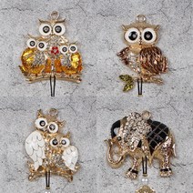 액막이 풍수소품 부엉이 코끼리풍경 SJC-80 자석현관문종 도어벨 개업 오픈 이사 선물 현관종, 3. 부엉이풍경[화이트]