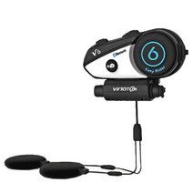Vimoto 비모토 v8 850mAh 무선 블루투스 인터폰 오토바이 헬멧, V6