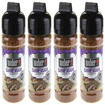Weber Seasoning - Carne Asada - Net Wt. 2.7 OZ (77 g) Per Bottle - Pack of 4 Bottles null, 1