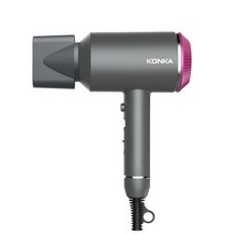 콘카 음이온 고출력 헤어 드라이어 1000W, 블랙, KG-1601