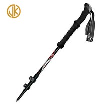 김엔강 3단 초경량 카본 등산스틱 2P세트, 블랙2P