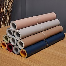 대형 가죽 데스크매트 책상 보호 깔개 가죽 데스크패드 테이블 커버 10 Color, 베이지x실버
