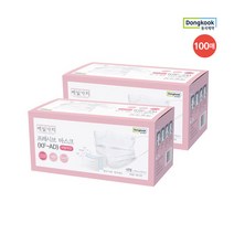 [동국제약] [대형 100매] 프레시브 KF-AD 마스크, 상세 설명 참조
