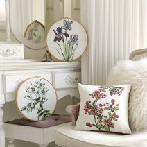 천고아 DTP대폭린넨원단 린넨보태니컬가든컷트지 8in1 sys