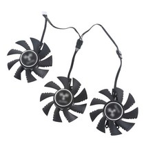 IGame GeForce GTX 1070Ti yestonGTX 1080 1050 비디오 카드 냉각 팬용 75mm 그래픽 쿨러 팬 교체, 03 3 Fans