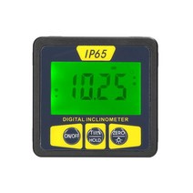 Magnetic Digital Level and Angle Finder Mini Inclinometer LCD Display with Backlight Gauge IP65 Dust, 01 파란