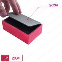 101173 교체 가능한 다이아몬드 핸드 폴리싱 패드 타일 유리 연마 그라인딩 블록 스톤 대리석 세라믹 샌딩 디스크 폴리셔 도구, 03 200Grits 1Pc