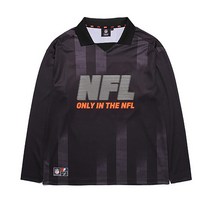 NFL 엔에프엘 F201MPL101 레프리 롱슬리브 저지 BLACK