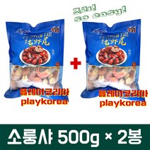 룽샤웨이 500g+500g 민물가재꼬리 마라룽샤 마라쇼룽샤 중국식품, 2개, 500g