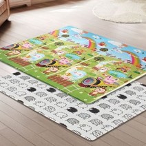 유아 층간소음 낙상 방지 양면 소프트폼 매트 1p 어린이집 놀이방 아파트 거실 바닥 쿠션, 리틀쉽 12T 초특대
