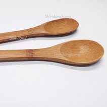 수입 경옥고스푼 나무스푼 대나무스푼 130mm -1개