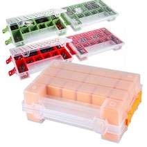 일음쇼핑^*^m마노 다용도 멀티박스 T-ORG-11 RED (1EA) 비즈보관함 산업용 못수납함 분리용칸막이 용품 작업용 공구 볼트함 악세사리 작은부속품일medi^^