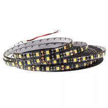 방송조명 유튜브 방송용 링라이트 촬영 조명 장비 제품 LED 스트립 5050 RGB 블랙 PCB DC 12V 유연한 빛 60 led/m SMD 램프 방수 RGB/화 694EA 4, Red, Waterproof