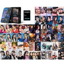 아이돌-트와이스ITZY 포토카드 55 개/세트 BP aspa IVE Kep1er 레드 벨벳 로모 카드 스테이크 포토 앨범, [07] ITZY02