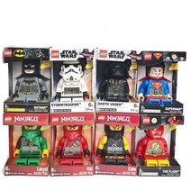 탁상시계 레고 알람 시계 시계 배트맨 슈퍼맨, 레고 시계 시간 교사