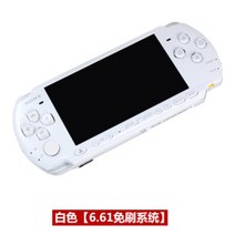 소니 PSP3000 레트로 게임기 콘솔 홍콩판, 하얀 + 패키지 A + 홍콩 버전
