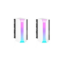 파워 ATX 24 핀-90 도 전원 플러그 어댑터 5V ARGB 메인 보드 마더 공급 장치 케이블 커넥터 DIY 장착 액세서리, [05] 2pcs white ARGB, 05 2pcs white ARGB