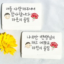 스승의날 선물 기프트카드 캐릭터 포장 스벅카드홀더, 여아