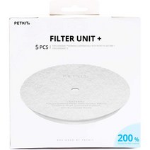 일본직발송 4. PETKIT(애완동물 키트) PETKIT (펫 키트) 워터 파운틴 2 교체용 필터 5개 세트 PTPE00498, One Size_One Color, One Color