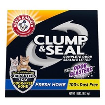 Arm & Hammer Clump Seal 리터 프레시 홈 향 8.6kg(18파운드) 6005720677, 19-lb