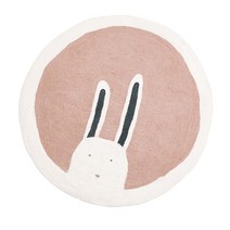 2023 홈바 테이블 북유럽 스타일 라운드 만화 카펫 홈 침실 침대 옆 어린이 방 귀여운 글씨 심플한 두꺼운, 18 V_03 Diameter 120CM