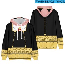 스파이패밀리 도안 반팔 긴팔 후드티