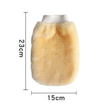자동차 광택 장갑 리얼 양가죽 미트 양모 세척 청소 세차, [01]